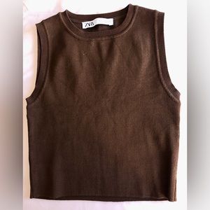 Zara cropped tank